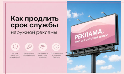 Как продлить срок службы наружной рекламы в Прокопьевске