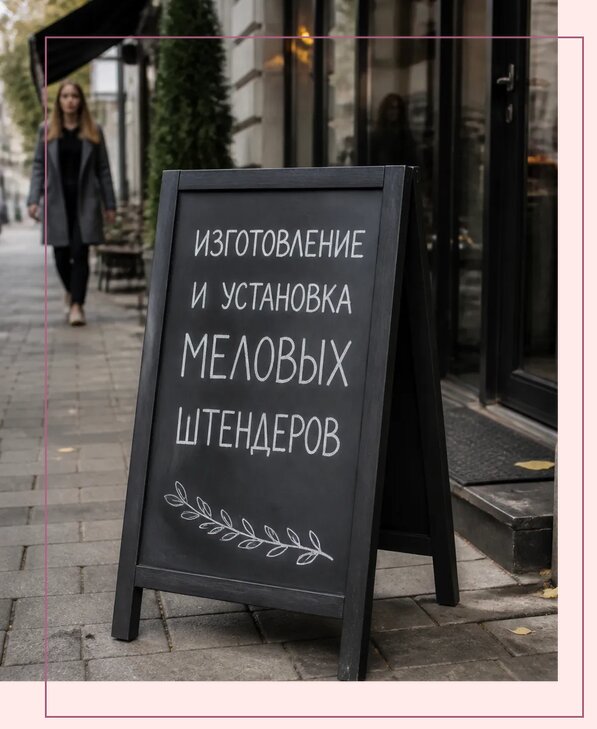 Меловые штендеры в Прокопьевске по цене от 6719 р. | Аванза-Прк